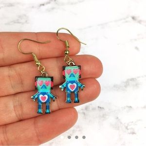 3 for $15 Robot Dangle Earrings